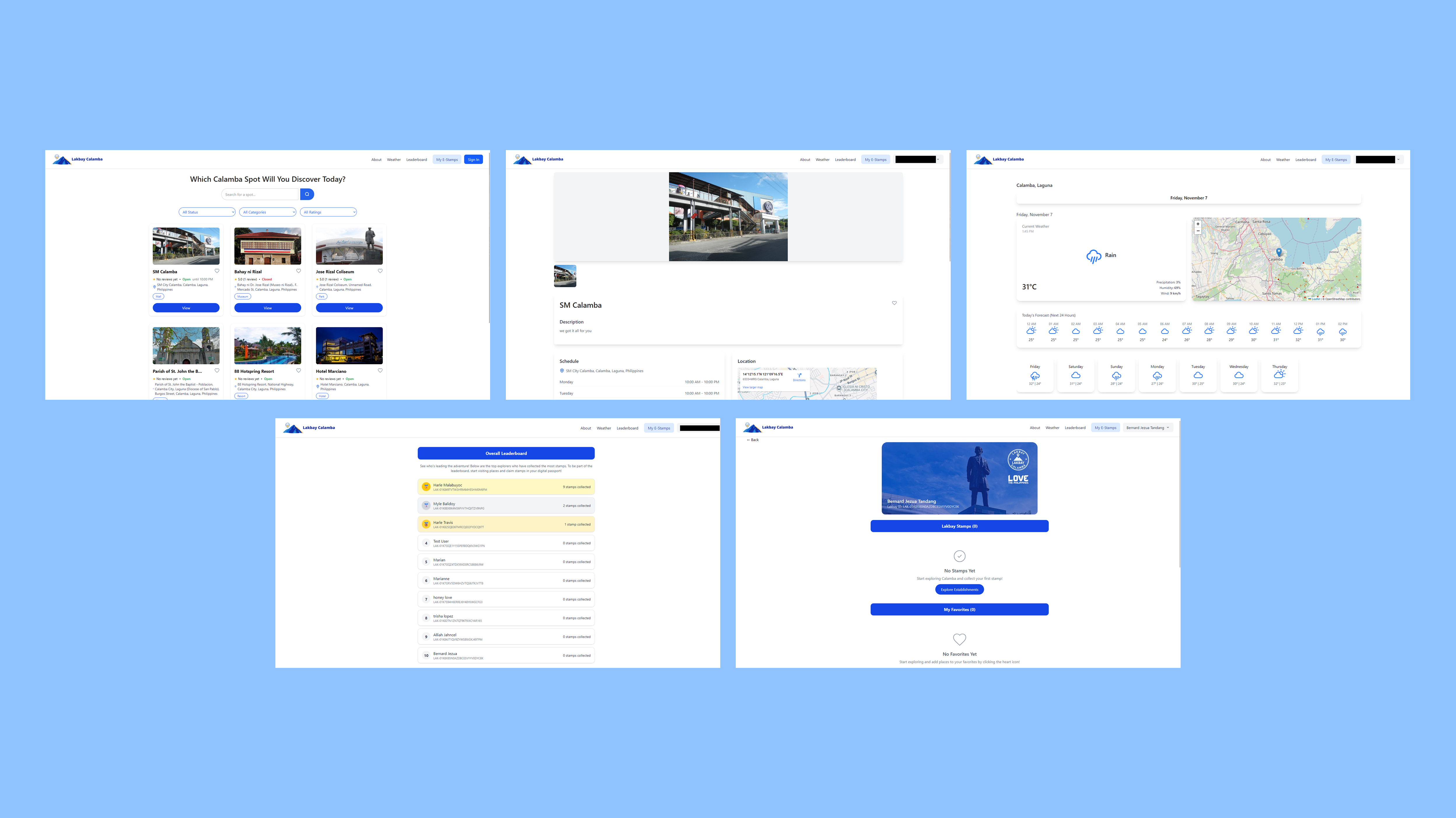 Lakbay Calamba: Digital Tourism System